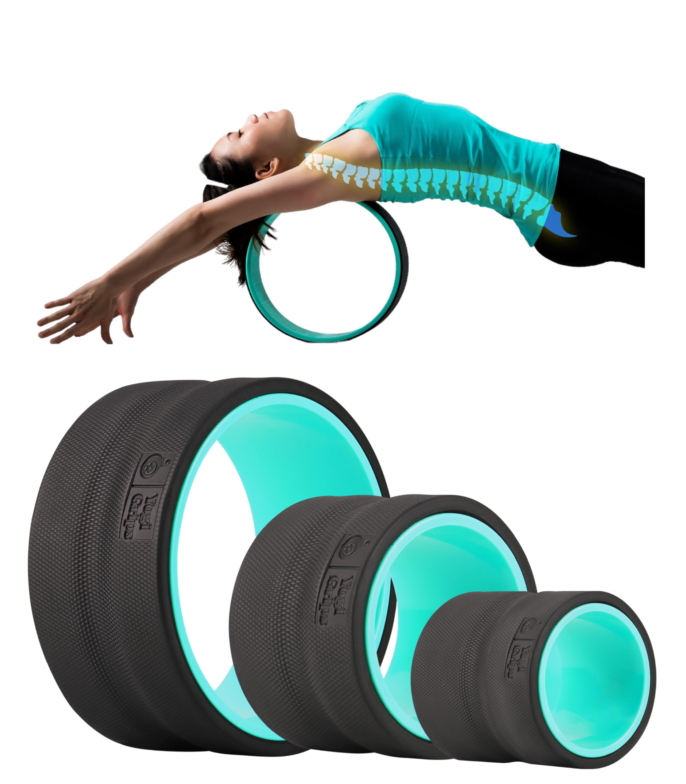 AlignCore Yoga Wheel Back Stretcher